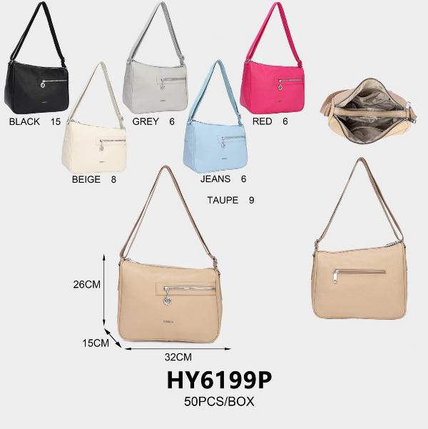 Torepka damska Roz Standard, Mix Kolor Paszka 6 szt